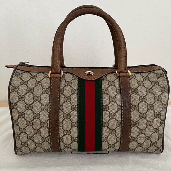 Gucci Handbags - Gucci Original Edition Sherry Line Boston Collection Pre Ophidia 1980’s Italy